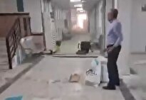ببینید/ فیلم منتشرشده از شدت و وسعت انفجار در بخش اداری اسکله شهید رجایی