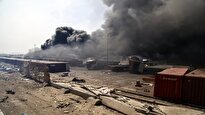 ببینید / آتش در چند کانتینر دوباره شعله گرفت