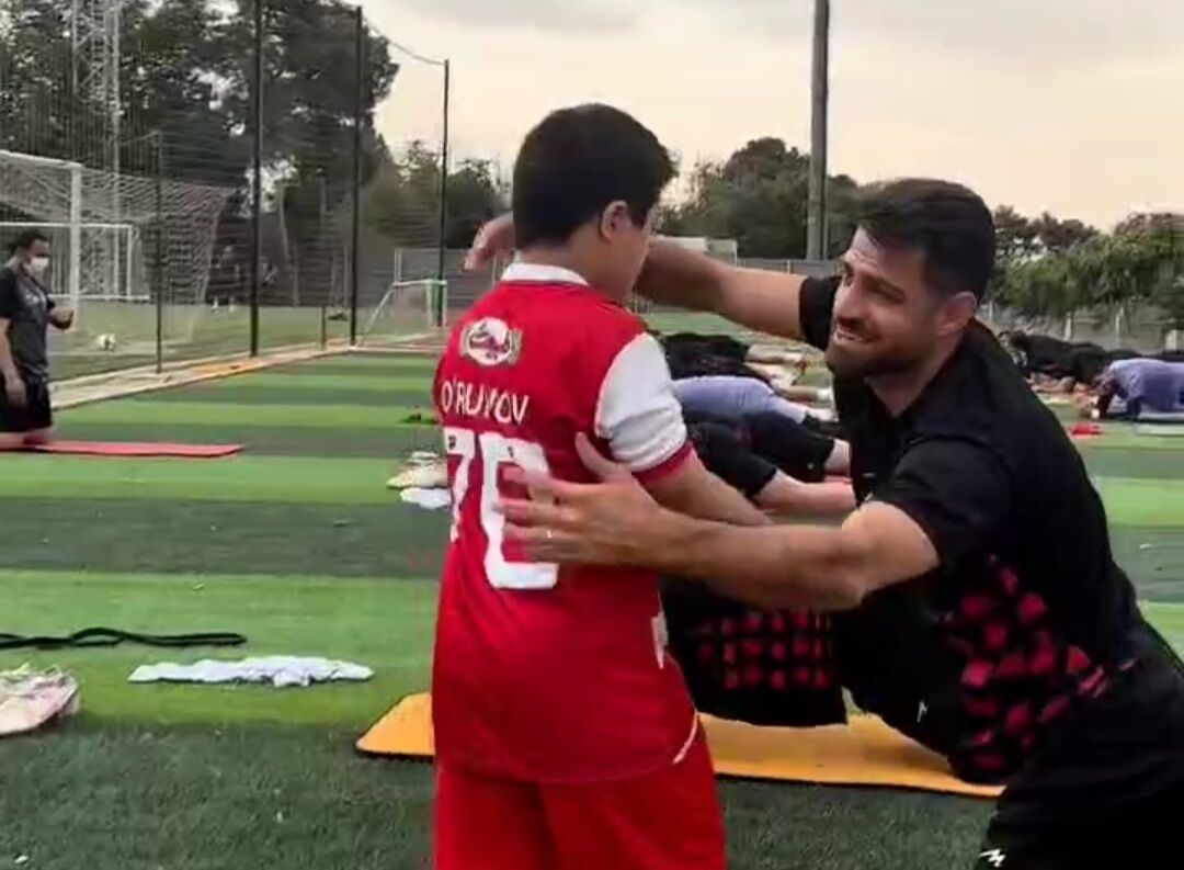 تمرین پرسپولیس دو میهمان ویژه داشت