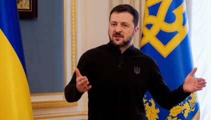 زلنسکی: تصمیم صلح، دست پوتین است