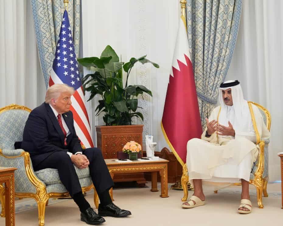 ترامپ پس از دیدار با امیر قطر: فکر می‌کنم اوضاع با ایران رو به راه خواهد شد