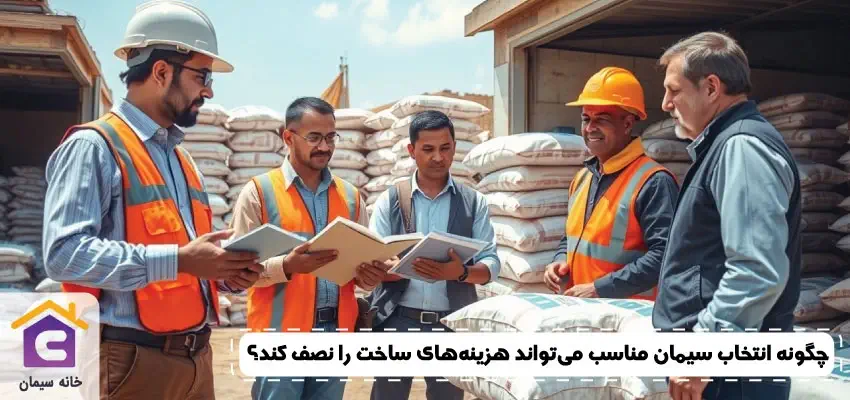 چگونه انتخاب سیمان مناسب، می‌تواند هزینه‌های ساخت را نصف کند؟