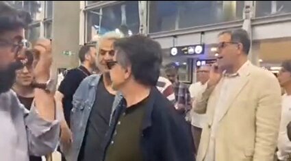 ببینید/ استقبال برخی سینماگران را از جعفر پناهی در فرودگاه امام