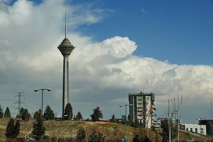 توفان و کاهش دما در راه تهران