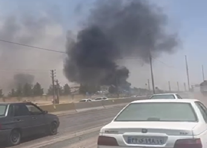 ببینید / تصاویر لحظاتی قبل از انفجار در پادگان امام حسن کرمانشاه