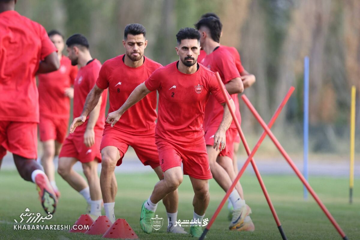 پایان شایعات؛ ۲ بازیکن در تمرین پرسپولیس +عکس