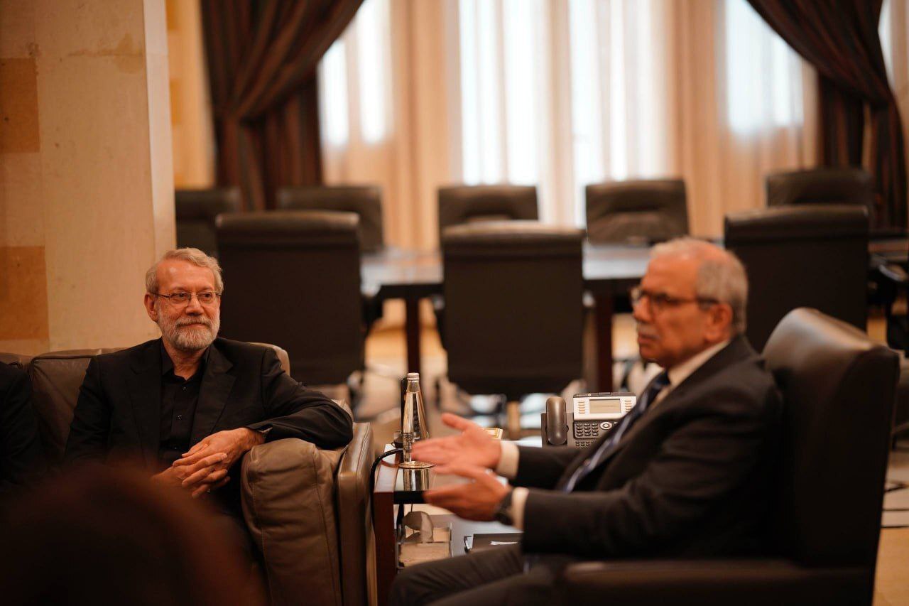 دیدار لاریجانی با نخست‌وزیر لبنان