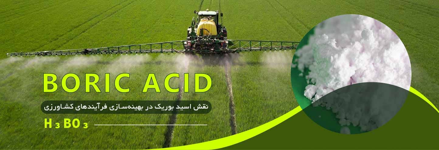 استفاده از اسید بوریک در بهینه‌سازی فرایندهای کشاورزی